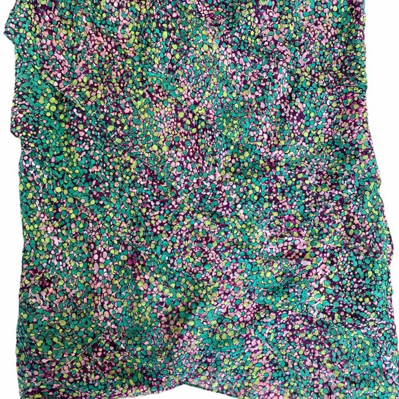 BCBGMaxAzria One Shoulder Tiered Mini Silk Dress - Picture 7 of 10